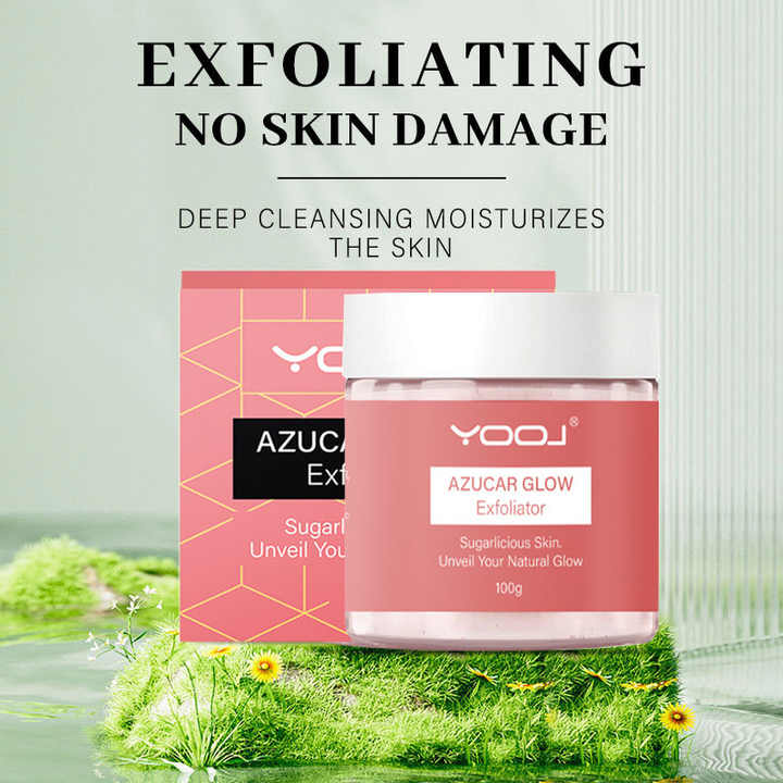 Yooj Azucar Glow Exfoliator, Sugarlicious skin-100g