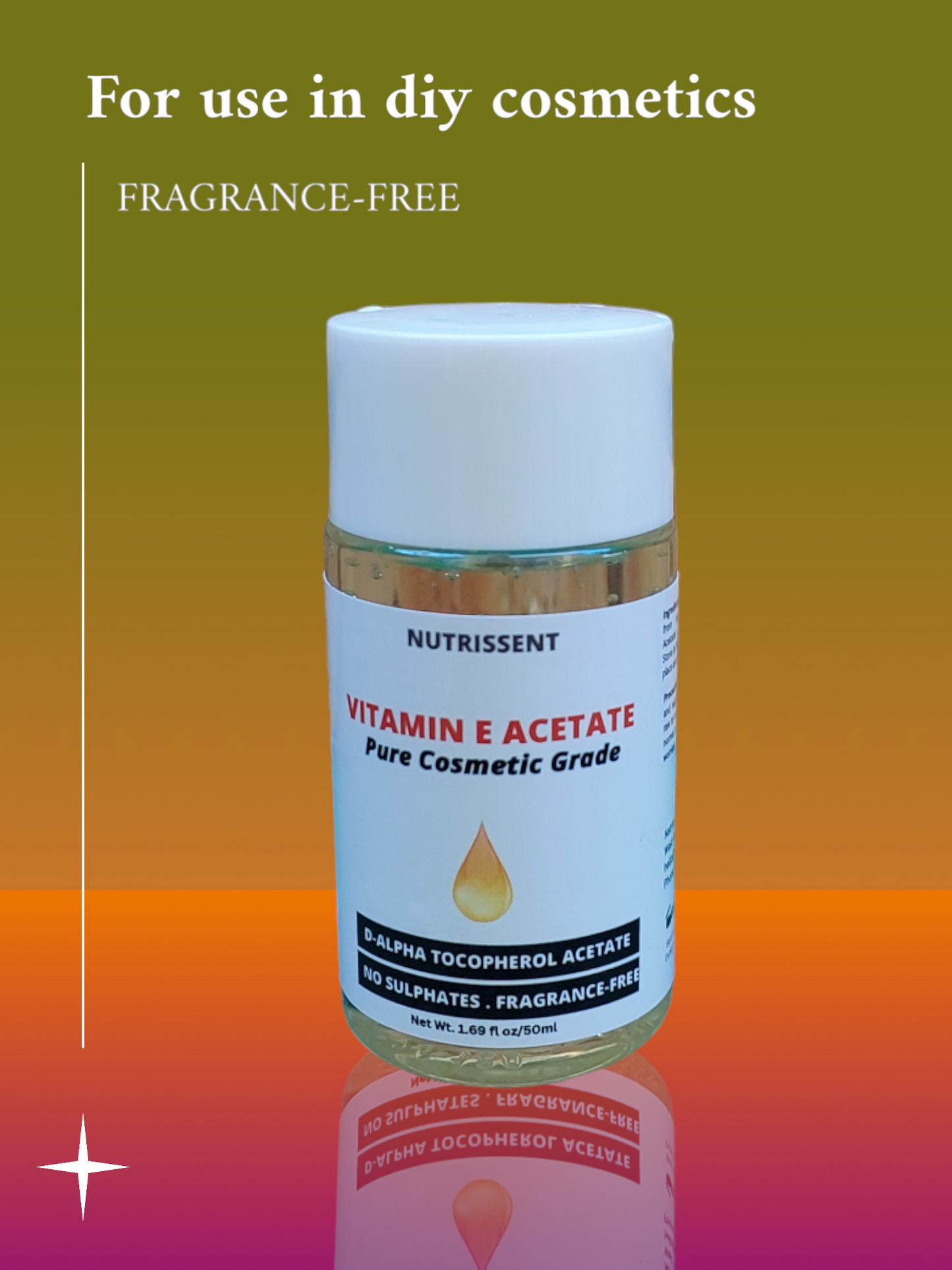 Neutrissent Vitamin E acetate,cosmetic grade-50ml