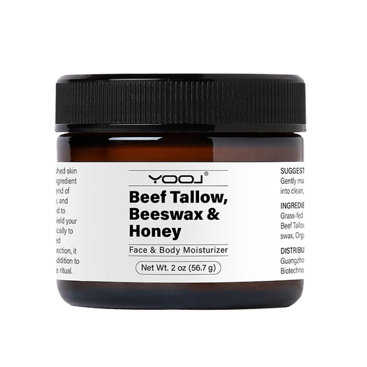 Yooj Beef Tallow for Skin Moisturizer with Beeswax and Honey-56.7g